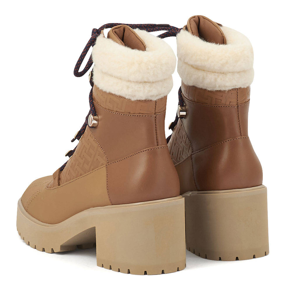 Tommy Hilfiger Heel Laced Monogram Boot FW0FW06790