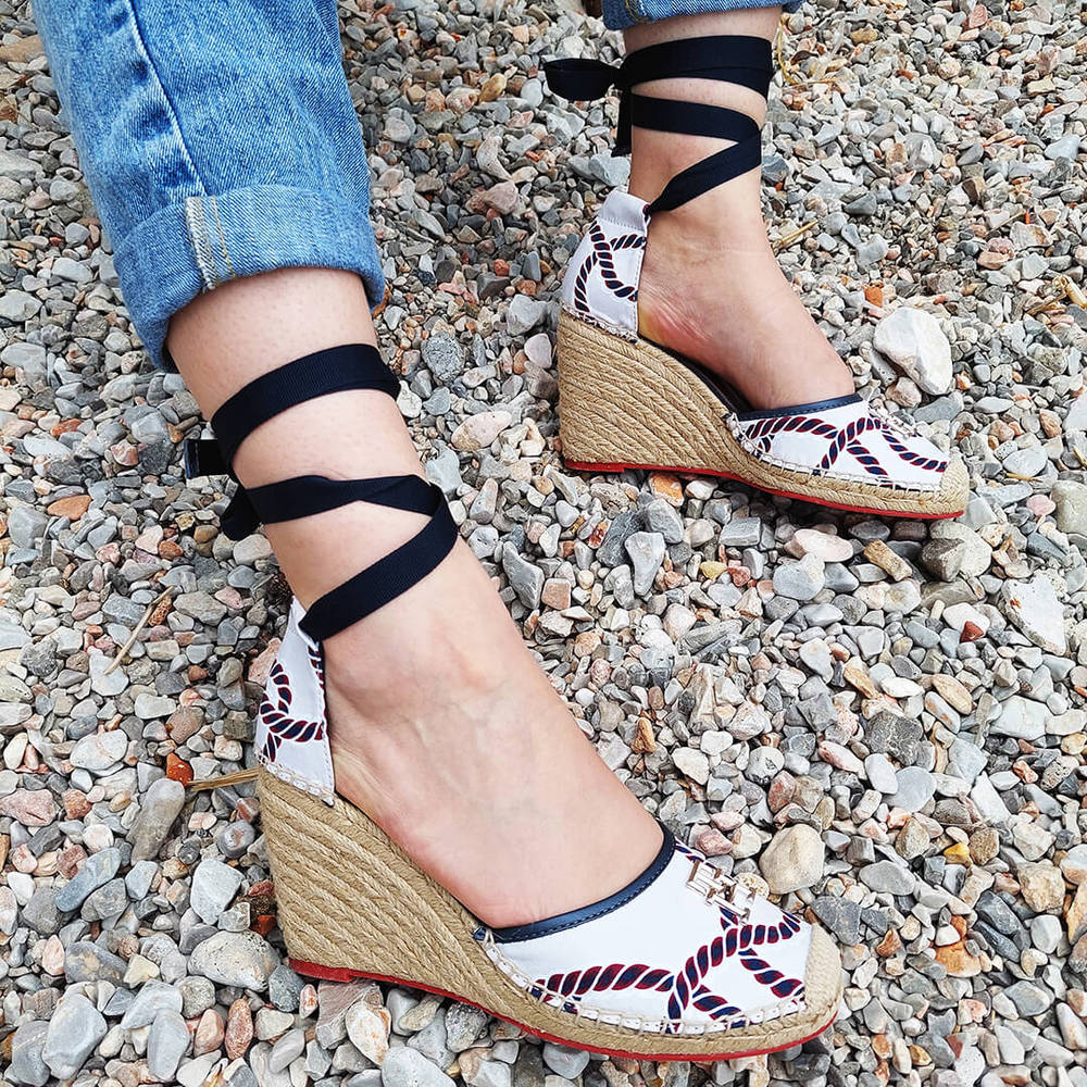 Tommy Hilfiger Rope Detail Wedge Espadrille FW0FW07217